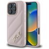 Etui KARL LAGERFELD Quilted Signature do Apple iPhone 16 Pro Max Różowy