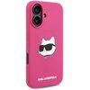 Etui KARL LAGERFELD Silicone Choupette Head Print MagSafe do Apple iPhone 16 Fuksja Kompatybilność Apple iPhone 16