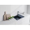 Zlewozmywak BERG Hobart Brq1411A 1.0 Moc Onyx Komora 1 350 x 420 x 180 mm