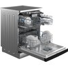 Zmywarka BEKO BDFN26647XC Ramię myjące CornerIntense Autootwieranie drzwi 60cm Srebrny Kosz górny 2 półki w koszu