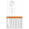 Spodnie robocze NEO TOOLS TOOLS 81-291-M (rozmiar M/50) Materiał Spandex