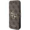 Etui GUESS 4G Metal Logo do Apple iPhone 15 Pro Brązowy