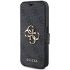 Etui GUESS 4G Metal Logo do Apple iPhone 15 Pro Szary