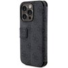 Etui GUESS 4G Metal Logo do Apple iPhone 15 Pro Szary Dominujący kolor Szary