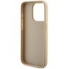 Etui GUESS Saffiano Iridescent Script do Apple iPhone 14 Pro Złoty Gwarancja 24 miesiące