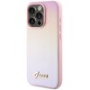 Etui GUESS Saffiano Iridescent Script do Apple iPhone 14 Pro Różowy Seria telefonu iPhone