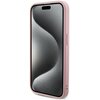 Etui GUESS Saffiano Iridescent Script do Apple iPhone 14 Pro Różowy Dominujący kolor Różowy