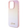 Etui GUESS Saffiano Iridescent Script do Apple iPhone 14 Pro Różowy Typ Etui nakładka