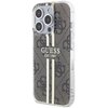 Etui GUESS IML 4G Gold Stripe do Apple iPhone 15 Pro Brązowy Seria telefonu iPhone