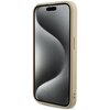 Etui GUESS Saffiano Iridescent Script do Apple iPhone 14 Pro Max Złoty Dominujący kolor Brązowy