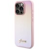 Etui GUESS Saffiano Iridescent Script do Apple iPhone 15 Pro Różowy Seria telefonu iPhone