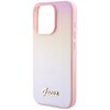 Etui GUESS Saffiano Iridescent Script do Apple iPhone 15 Pro Różowy Typ Etui nakładka