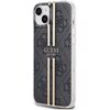 Etui GUESS IML 4G Gold Stripe do Apple iPhone 15 Plus Czarny Seria telefonu iPhone
