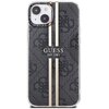 Etui GUESS IML 4G Gold Stripe do Apple iPhone 15 Plus Czarny Model telefonu iPhone 15 Plus