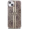 Etui GUESS IML 4G Gold Stripe do Apple iPhone 15 Plus Brązowy Model telefonu iPhone 15 Plus