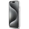 Etui GUESS IML 4G Gold Stripe do Apple iPhone 15 Plus Brązowy Dominujący kolor Brązowy