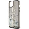 Etui GUESS Liquid Glitter Gold Stripes do Apple iPhone 15 Plus Czarny Typ Etui nakładka