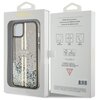 Etui GUESS Liquid Glitter Gold Stripes do Apple iPhone 15 Plus Czarny Marka telefonu Apple