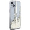 Etui GUESS Liquid Glitter Gold Stripes do Apple iPhone 15 Plus Przezroczysty Kompatybilność Apple iPhone 15 Plus