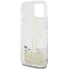 Etui GUESS Liquid Glitter Gold Stripes do Apple iPhone 15 Plus Przezroczysty Gwarancja 24 miesiące