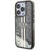 Etui GUESS Liquid Glitter Gold Stripes do Apple iPhone 15 Pro Max Czarny Seria telefonu iPhone