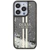 Etui GUESS Liquid Glitter Gold Stripes do Apple iPhone 15 Pro Max Czarny Model telefonu iPhone 15 Pro Max