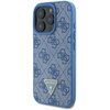 Etui GUESS Leather 4G Triangle Strass do Apple iPhone 16 Pro Niebieski Seria telefonu iPhone