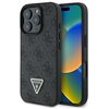 Etui GUESS Leather 4G Triangle Strass do Apple iPhone 16 Pro Czarny