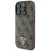 Etui GUESS Leather 4G Triangle Strass do Apple iPhone 16 Pro Brązowy Seria telefonu iPhone