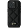 Etui GUESS Quilted Metal Logo do Apple iPhone 16 Pro Czarny Model telefonu iPhone 16 Pro