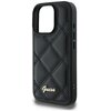 Etui GUESS Quilted Metal Logo do Apple iPhone 16 Pro Czarny Typ Etui nakładka