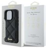 Etui GUESS Quilted Metal Logo do Apple iPhone 16 Pro Czarny Marka telefonu Apple