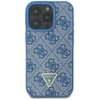 Etui GUESS Leather 4G Triangle Strass do Apple iPhone 16 Pro Max Niebieski Model telefonu iPhone 16 Pro Max