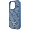 Etui GUESS Leather 4G Triangle Strass do Apple iPhone 16 Pro Max Niebieski Typ Etui nakładka