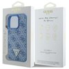 Etui GUESS Leather 4G Triangle Strass do Apple iPhone 16 Pro Max Niebieski Marka telefonu Apple