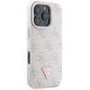 Etui GUESS Leather 4G Triangle Strass do Apple iPhone 16 Pro Max Różowy Kompatybilność Apple iPhone 16 Pro Max