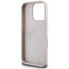 Etui GUESS Leather 4G Triangle Strass do Apple iPhone 16 Pro Max Różowy Gwarancja 24 miesiące