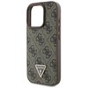 Etui GUESS Leather 4G Triangle Strass do Apple iPhone 16 Pro Max Brązowy Typ Etui nakładka