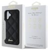 Etui GUESS Quilted Metal Logo do Apple iPhone 16 Plus Czarny Marka telefonu Apple