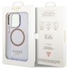Etui GUESS Gold Outline Translucent MagSafe do Apple iPhone 14 Pro Purpurowy Marka telefonu Apple