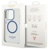 Etui GUESS Metal Outline MagSafe do Apple iPhone 14 Pro Max Przezroczysto-niebieski Marka telefonu Apple