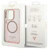 Etui GUESS Gold Outline Translucent MagSafe do Apple iPhone 14 Pro Max Różowy Marka telefonu Apple
