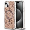 Etui GUESS IML GCube MagSafe do Apple iPhone 15 Brązowy