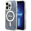 Etui GUESS IML 4G MagSafe do Apple iPhone 15 Pro Niebieski