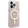 Etui GUESS IML 4G MagSafe do Apple iPhone 15 Pro Max Różowy Miasto Macierzysz