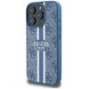 Etui GUESS 4G Printed Stripes MagSafe do Apple iPhone 16 Pro Niebieski Seria telefonu iPhone