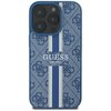 Etui GUESS 4G Printed Stripes MagSafe do Apple iPhone 16 Pro Niebieski Model telefonu iPhone 16 Pro