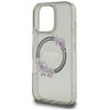 Etui GUESS IML Flowers Wreath MagSafe do Apple iPhone 16 Pro Czarny Typ Etui magnetyczne