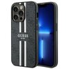 Etui GUESS 4G Printed Stripes MagSafe do Apple iPhone 15 Pro Max Czarny