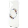 Etui GUESS IML Flowers Wreath MagSafe do Apple iPhone 16 Przezroczysty Typ Etui magnetyczne